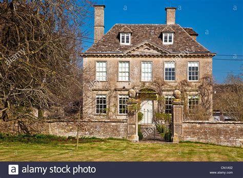 Stock Photo An Imposing Early 18th Century English Country Manor