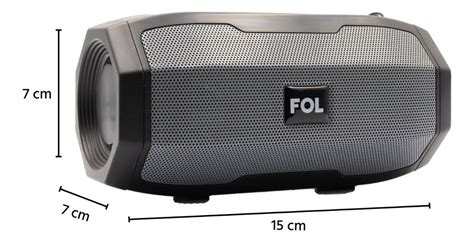 Bocina Fol Bluetooth Recargable Inalámbrica Portátil Speaker Meses