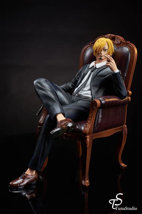 Scale Sitting Vinsmoke Sanji One Piece Resin Statue Tuna Studio