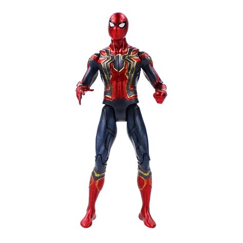 18cm Marvel Avengers 3 Infinity War Iron Superhero Spiderman Movable