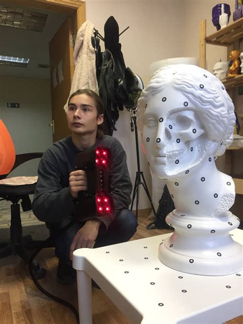 ПЕРВЫЙ 3D СКАН БЮСТА | Пикабу