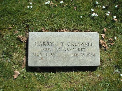 Harry Innes Thornton Creswell 1891 1964 Find A Grave Memorial