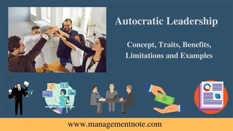 Autocratic Leadership - Concept, Traits, Benefits, Limitations and ...