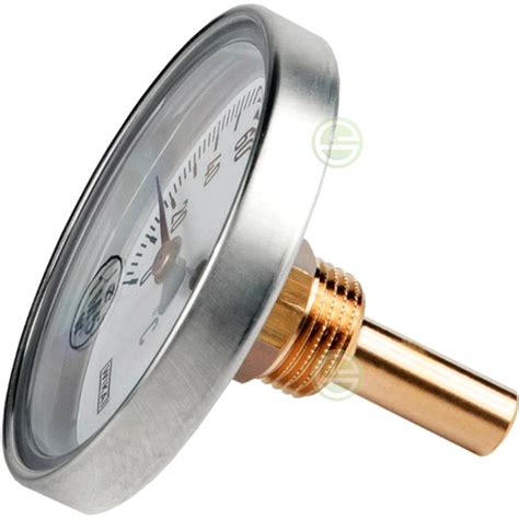 Термометр Wika А5000 D63 L40 мм 0-120°C 1/2" (3901661, 36523008 ...