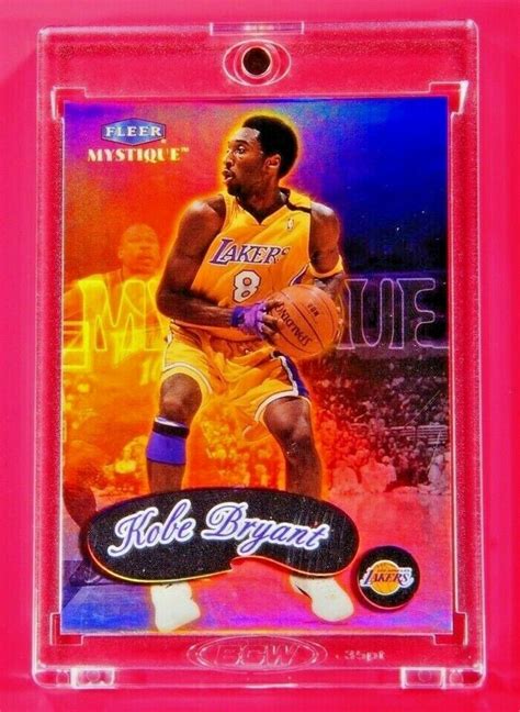 Mystique Kobe Bryant La Lakers Early Year Color Burst Holofoil Sp