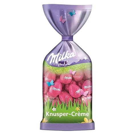 Milka Oster Eier Knusper Cr Me X G Zarte Alpenmilch Schokolade