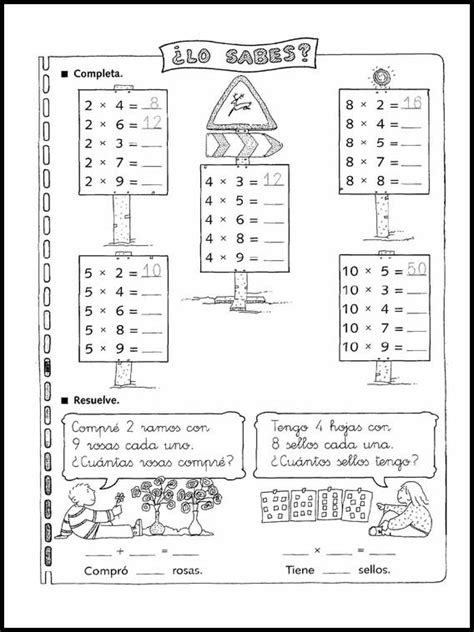 Imrpimir Actividades Para Niños Multiplicaciones Divertidas 6