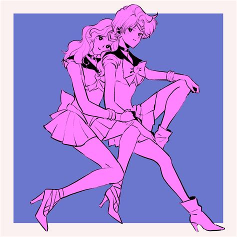 Haruka And Michiru Fanart R Sailormoon