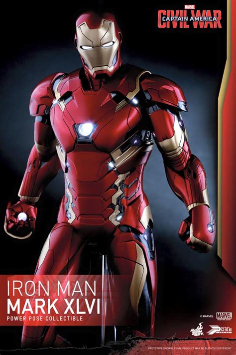 Hot Toys Iron Man Mark XLVI Captain America Civil War