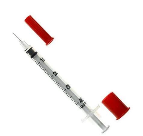 ᐉ Шприц инсулиновый Medicare U-40 1 мл игла 0,3х13 мм 100 шт. (AN001219)