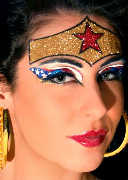 10 Halloween Wonder Woman Makeup Looks For Girls 2017 Modern Fashion