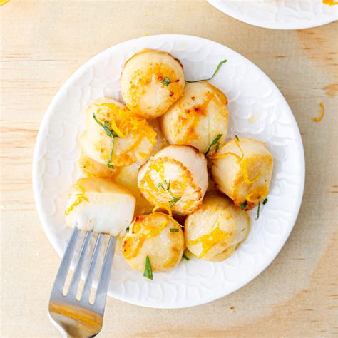 Baked Scallops With Citrus Ginger Sauce The Frayed Apron