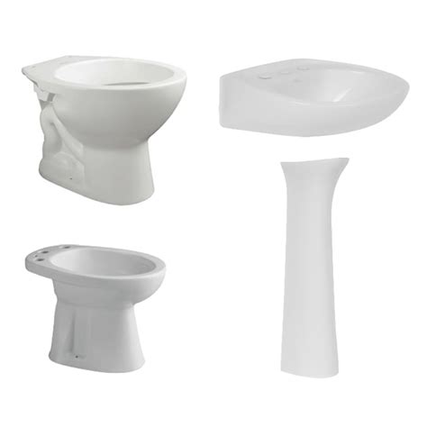 Combo De Sanitarios Ferrum Andina Inodoro Corto Bidet Agujeros Y