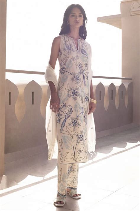 Visit Anita Dongre And Shop For Sanoh Kurta Set Natural Checkout The