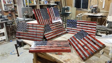 Wood Burned American Flag - Etsy