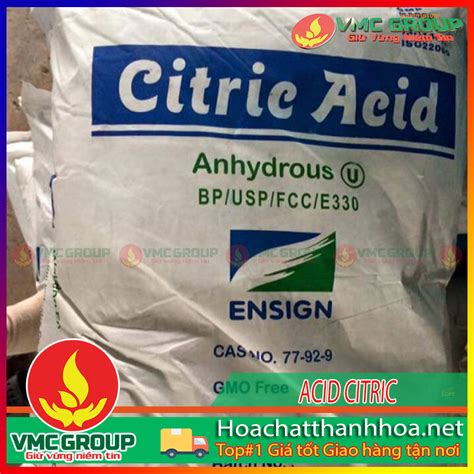 Acid Citric C6h8o7 Dv HÓa ChẤt Thanh HÓa Vmcgroup Thanh HÓa™ Top 1