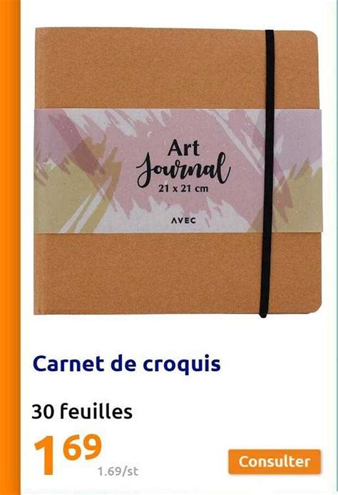 Promo Carnet De Croquis Chez Action ICatalogue Fr