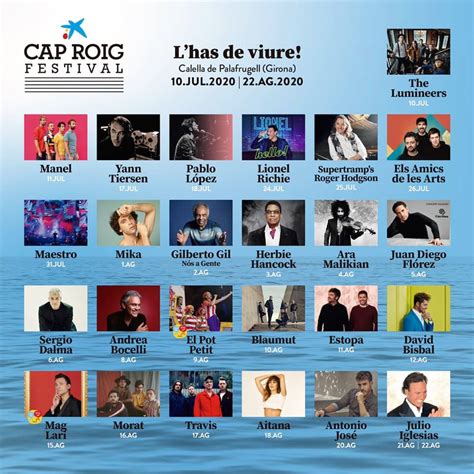 El Festival Cap Roig Presenta Un Cartel De Lujo Para Su Vig Sima