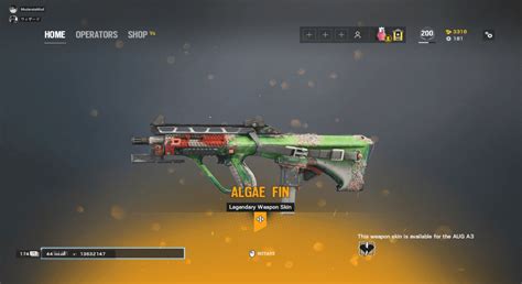 New legendary for Kaid : r/Rainbow6