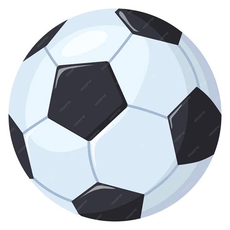 Icono de dibujos animados de pelota de fútbol símbolo de partido de