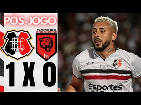 CABIA MAIS SANTA CRUZ 1X0 FLAMENGO DE ARCOVERDE PÓS JOGO