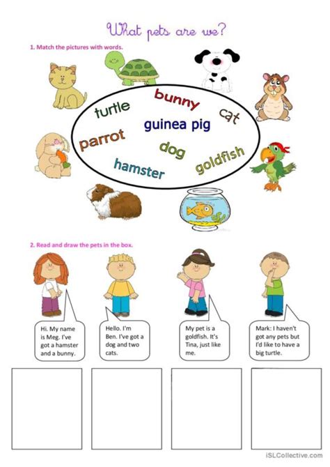 338 Pets English Esl Worksheets Pdf And Doc