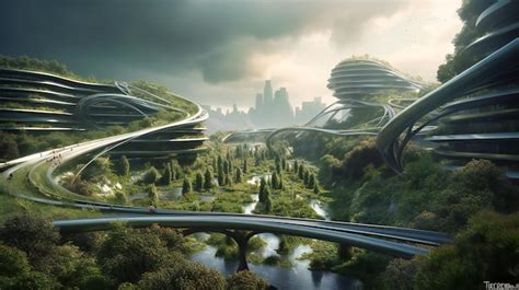 Premium AI Image | Futuristic urban design the most sustainable urban ... 