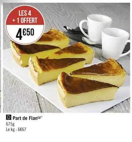 Offre Part De Flan Chez Spar