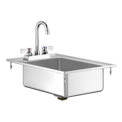 Regency 10 X 14 X 5 16 Gauge Stainless Steel One Compartment Drop In