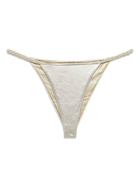Isa Boulder Woven Strap Bikini Bottoms Isa Boulder