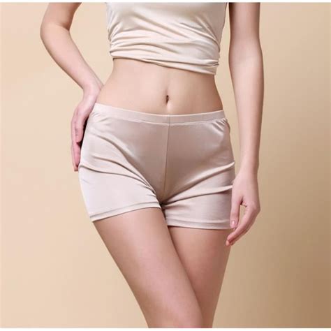 Sous vêtement Culotte Slip pour femmes soie Viscose Lingerie pantalons Petti Bloomer