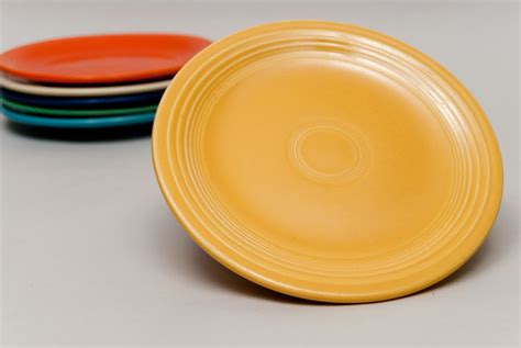 Vintage Fiesta Yellow 7inch Salad Plate Fiestaware Pottery T Rare Hard To Find Buy