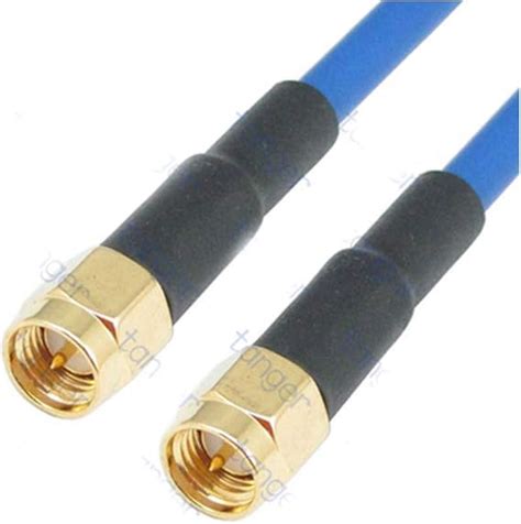 Amazon SMA Male To Male Plug Straight Connector With RG402 RG141