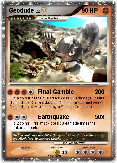 Pokémon Geodude 44 44 - Final Gamble 200 - My Pokemon Card