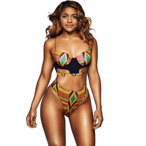 Multi Pattern High Waist Bikini Set My Maverick World Hq