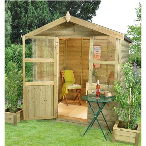 Hanbury Summerhouses 6ft X 6ft Cedar Summerhouse