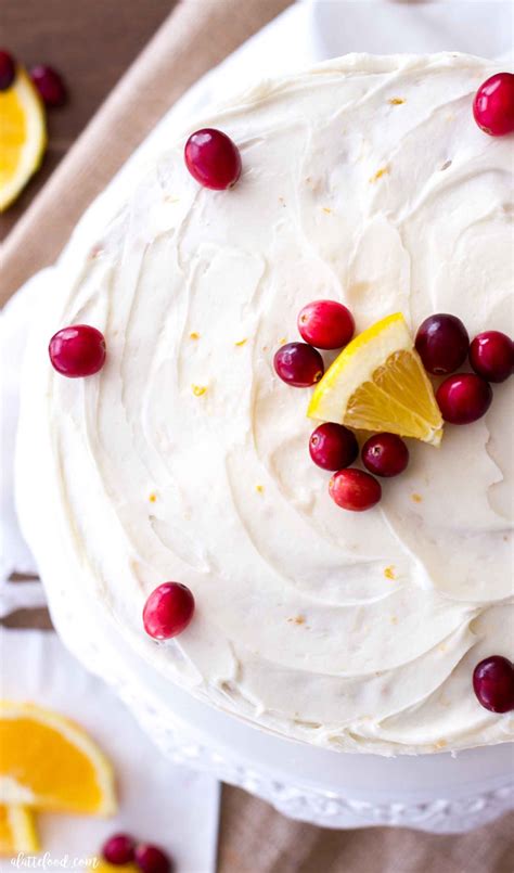 Cranberry Orange Cake A Latte Food