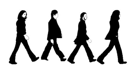 Beatles Silhouette Abbey Road at GetDrawings | Free download