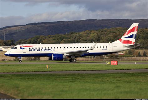 G Lcaf British Airways Embraer Erj Sr Erj Sr Photo By John