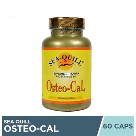 Jual Sea Quill Osteo Cal Tablet Suplemen Sea Quill Kalsium Tulang