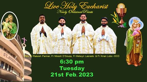 Live Holy Eucharist Live Holy Mass Pm Tuesday St Feb