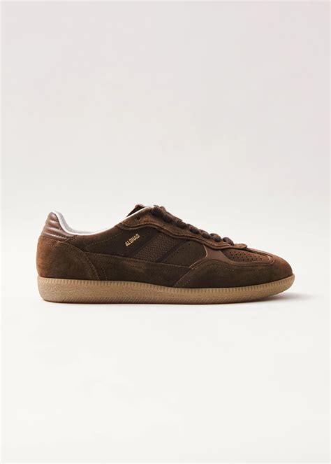 brown suede sneakers women 9