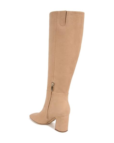 Sam Edelman Faren Knee High Boot in White | Lyst