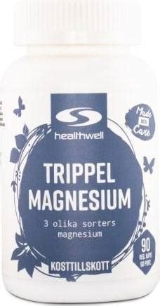 Healthwell Trippel Magnesium St Se Priser Nu