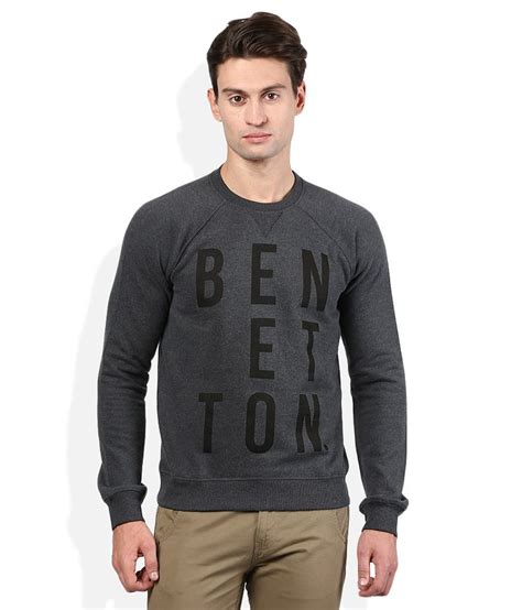 United Colors Of Benetton Grey Sweatshirt Buy United Colors Of