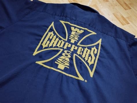 West Coast Choppers Workwear Jesse James Naby Blue Vintage Men S