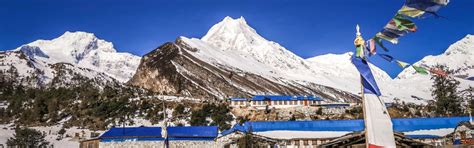 Manaslu Circuit Trek In Autumn Manaslu Trek Nepal Best Time