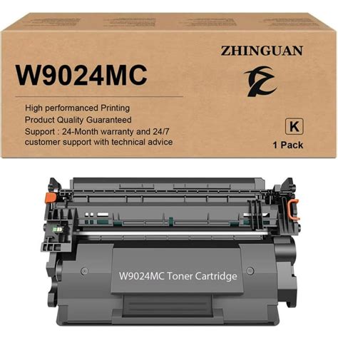 Zhinguan 1pk W9024mc Black Toner Cartridge Works For Hp Managed E40040dn Mfp E42540f Printer