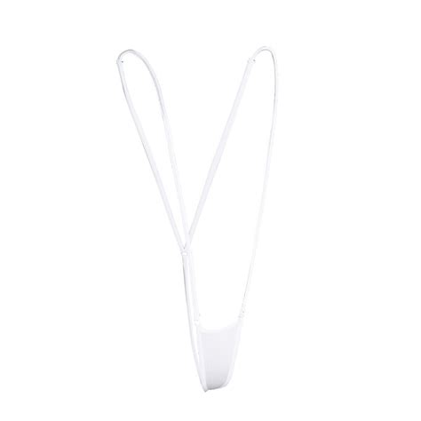 Damen Micro Bikini Strings Tanga Thong G String Mini Slip Stringbody Bodysuit EBay