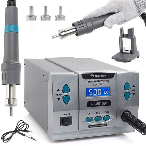 Stacja Lutownicza Gor Ce Powietrze Hot Air Techrebal Rf Dw W Mocna Cena